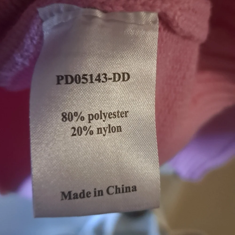 Pink Women's Sweater with 'Beautiful' Embroidery - Picture 3 of 4